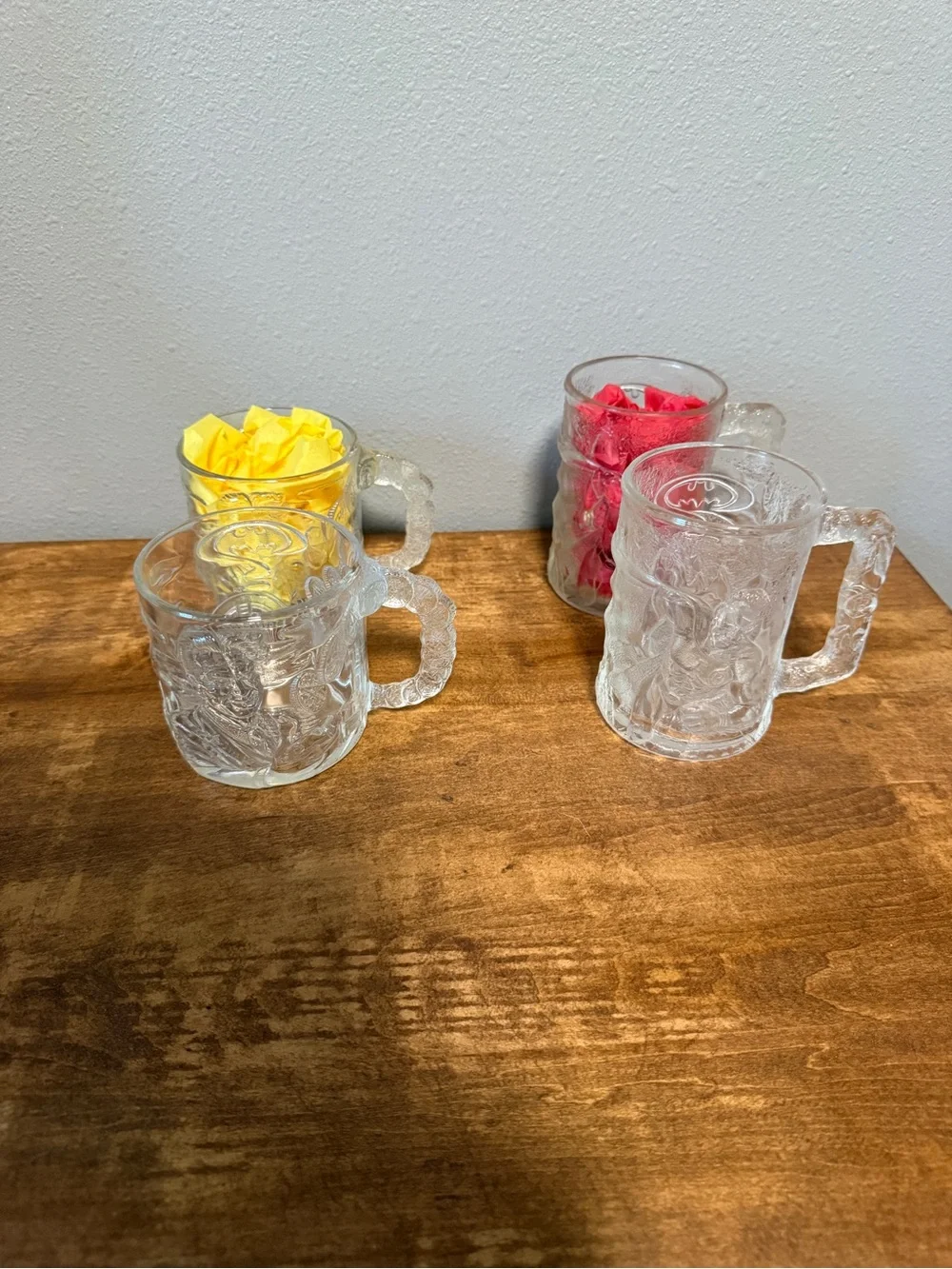 Two Face and Robin vintage McDonald’s glasses